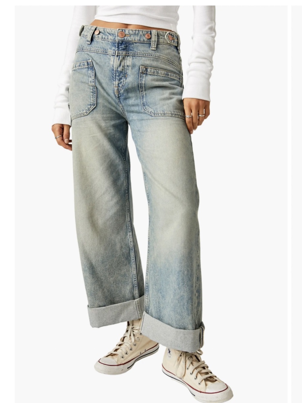 We the Free Palmer Cuffed Baggy
Jeans size 25